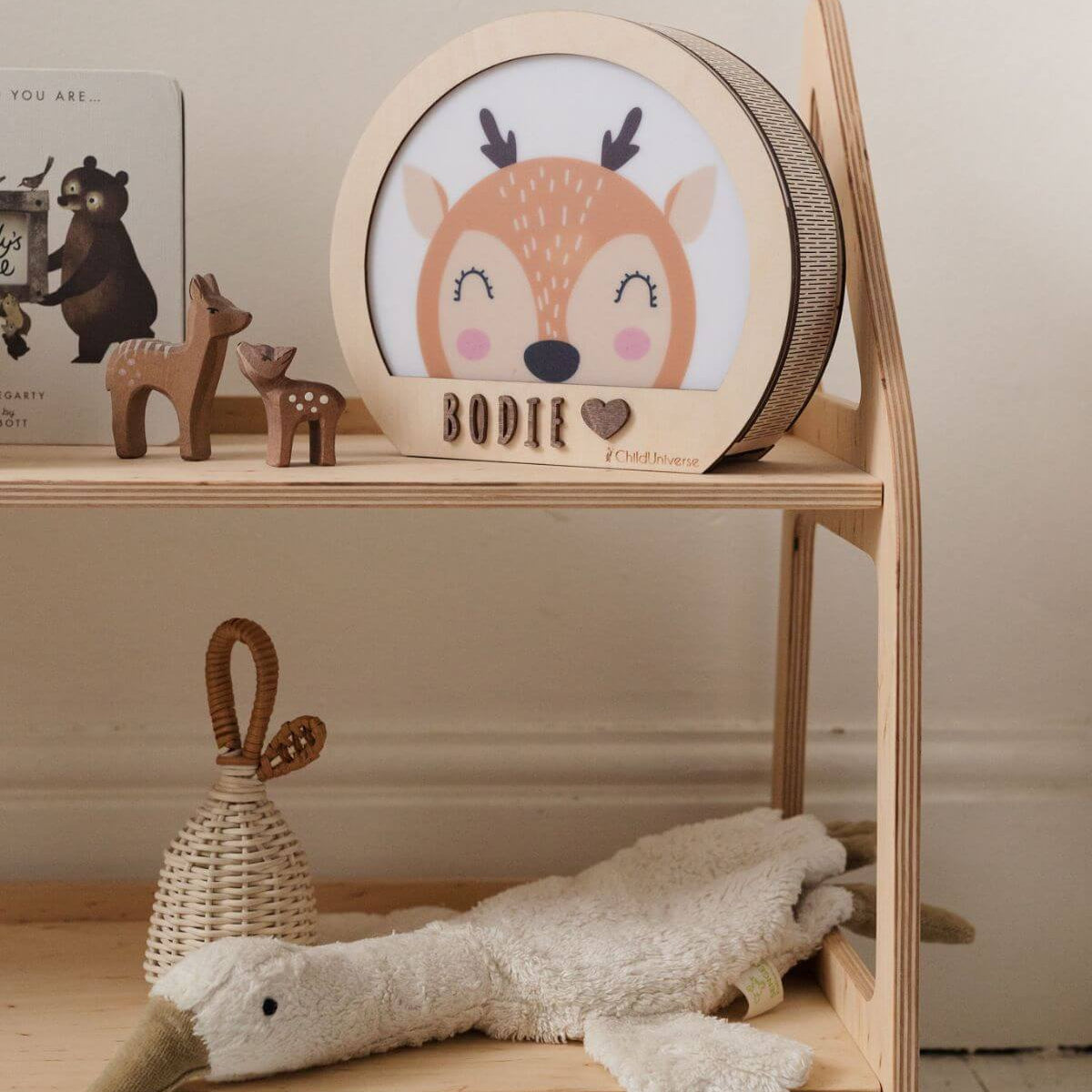 Montessori Toy Shelf for Kids - Durable Wooden Organizer