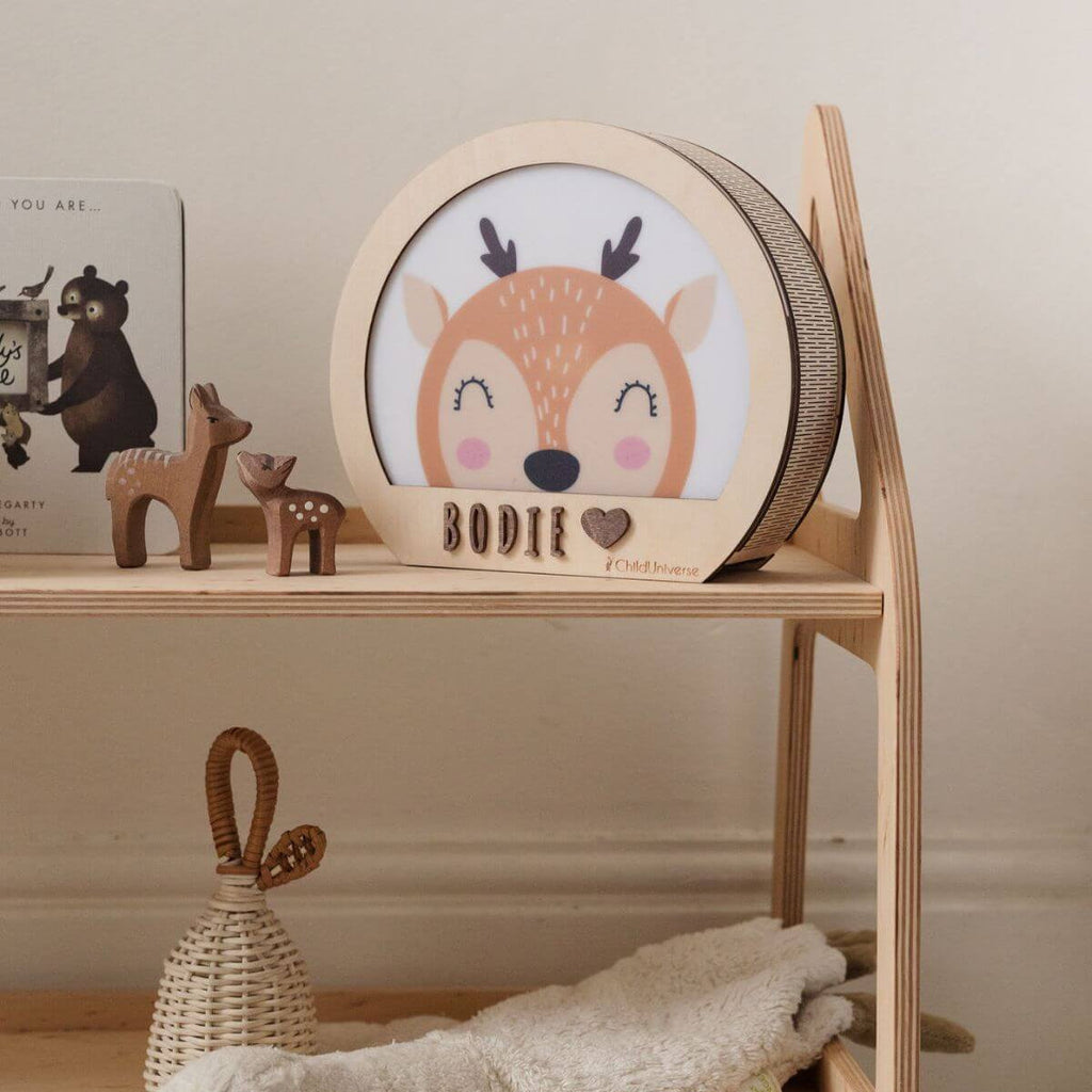 Minimalist Montessori Wooden Toy Shelf for Nursery Organization