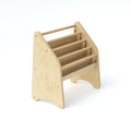 White Montessori Bookshelf for Kids - Minimalist Nursery Storage