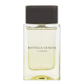 Bottega Veneta Illusione Eau de Toilette bottle with pale-yellow liquid.