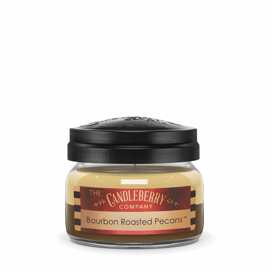 Bourbon Roasted Pecans Small Jar Candle | Earth-Tone Scented