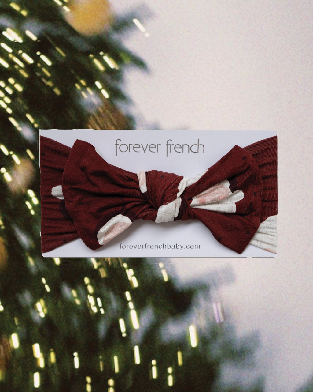 Bamboo Head Wrap | Vintage Santa