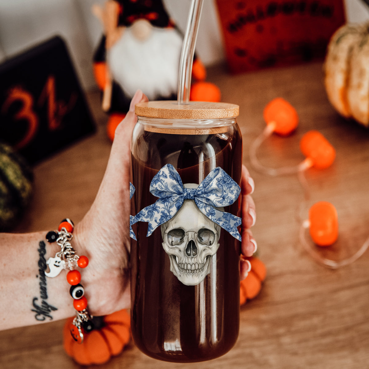 Bow Skull 20oz