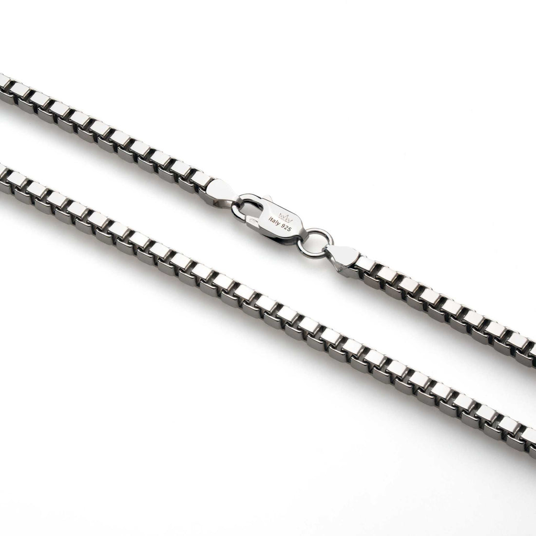 1-3MM Box Chain 925 Sterling Silver