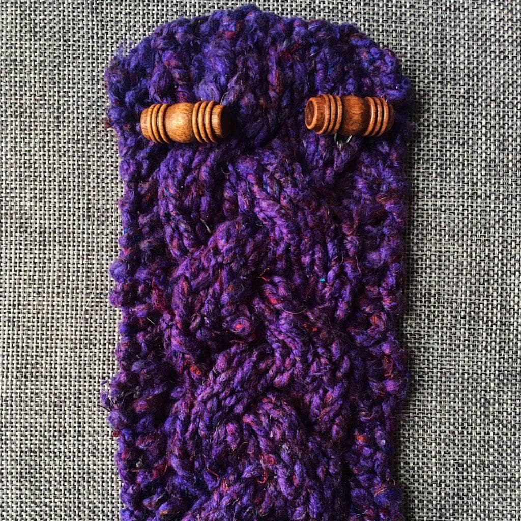 Braided Cable Mug Coozie Knit Kit - DIY Craft for Drinkware