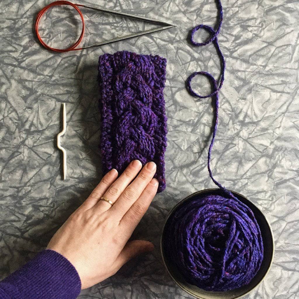 Braided Cable Knit Mug Coozie - Bohemian Rustic Coffee Sleeve