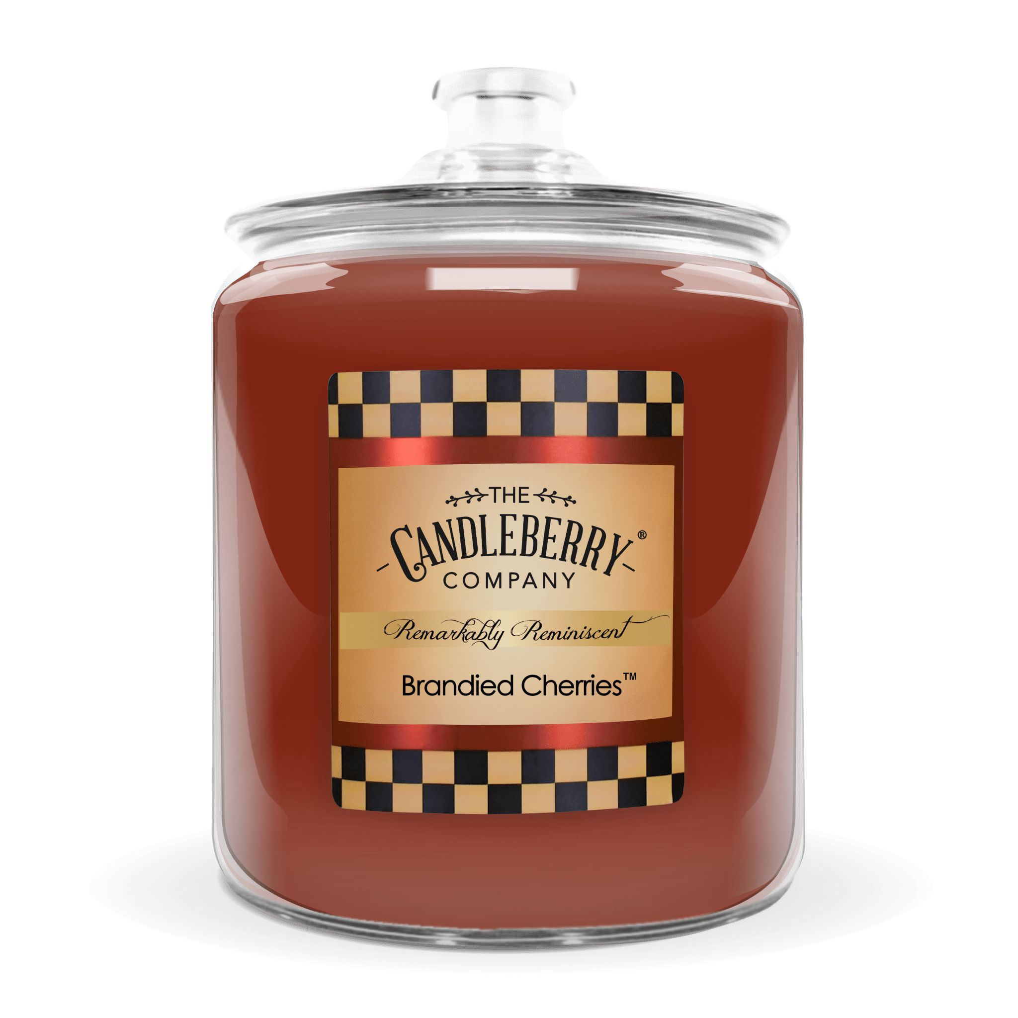 Brandied Cherries 4-Wick Cookie Jar Candle | Luxury Scented