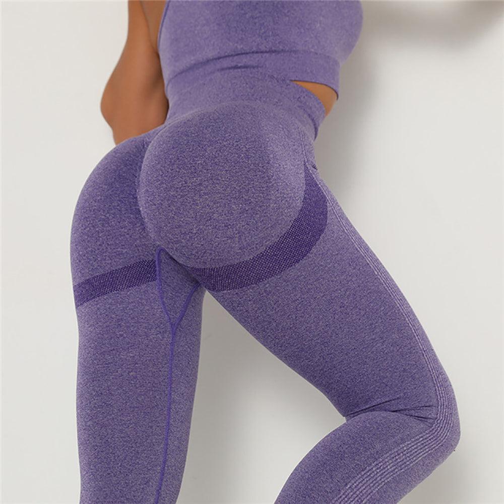 High Waisted Seamless Leggings for Women - Tummy Control Yoga Pants
