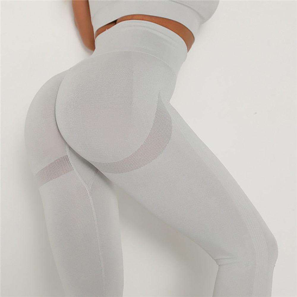 High Waisted Seamless Leggings for Women - Tummy Control Yoga Pants