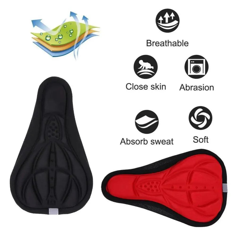 Breathable 3D Sponge Mountain Bike Saddle Cushion Cover