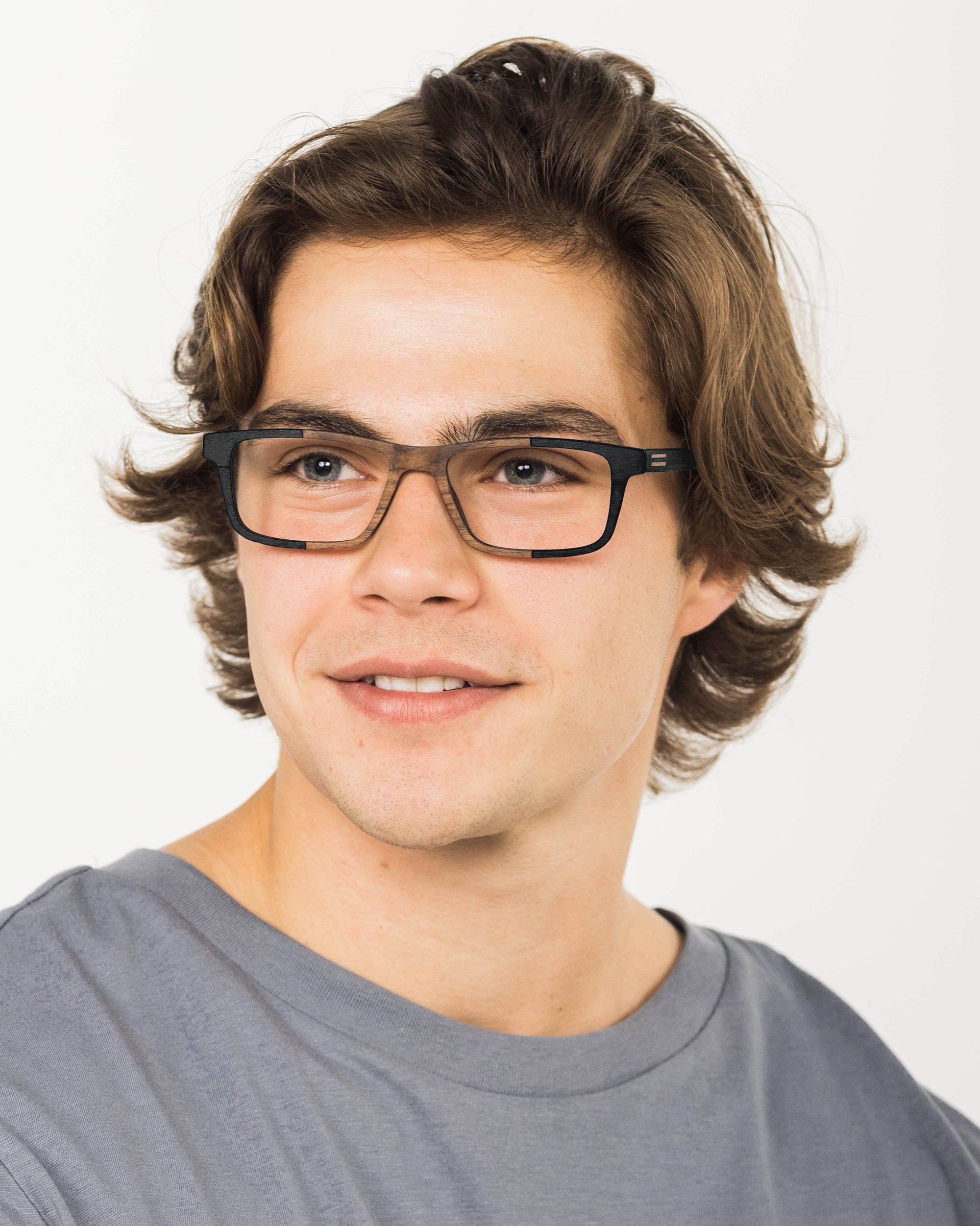 Brickell Wood & Carbon Fiber Eyeglasses