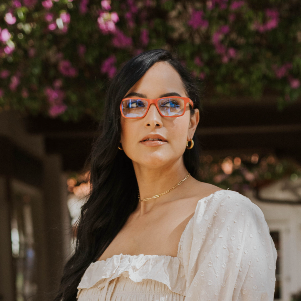 Brickell Handcrafted Red Maple Wood Eyeglasses with Easy-Swap Lens