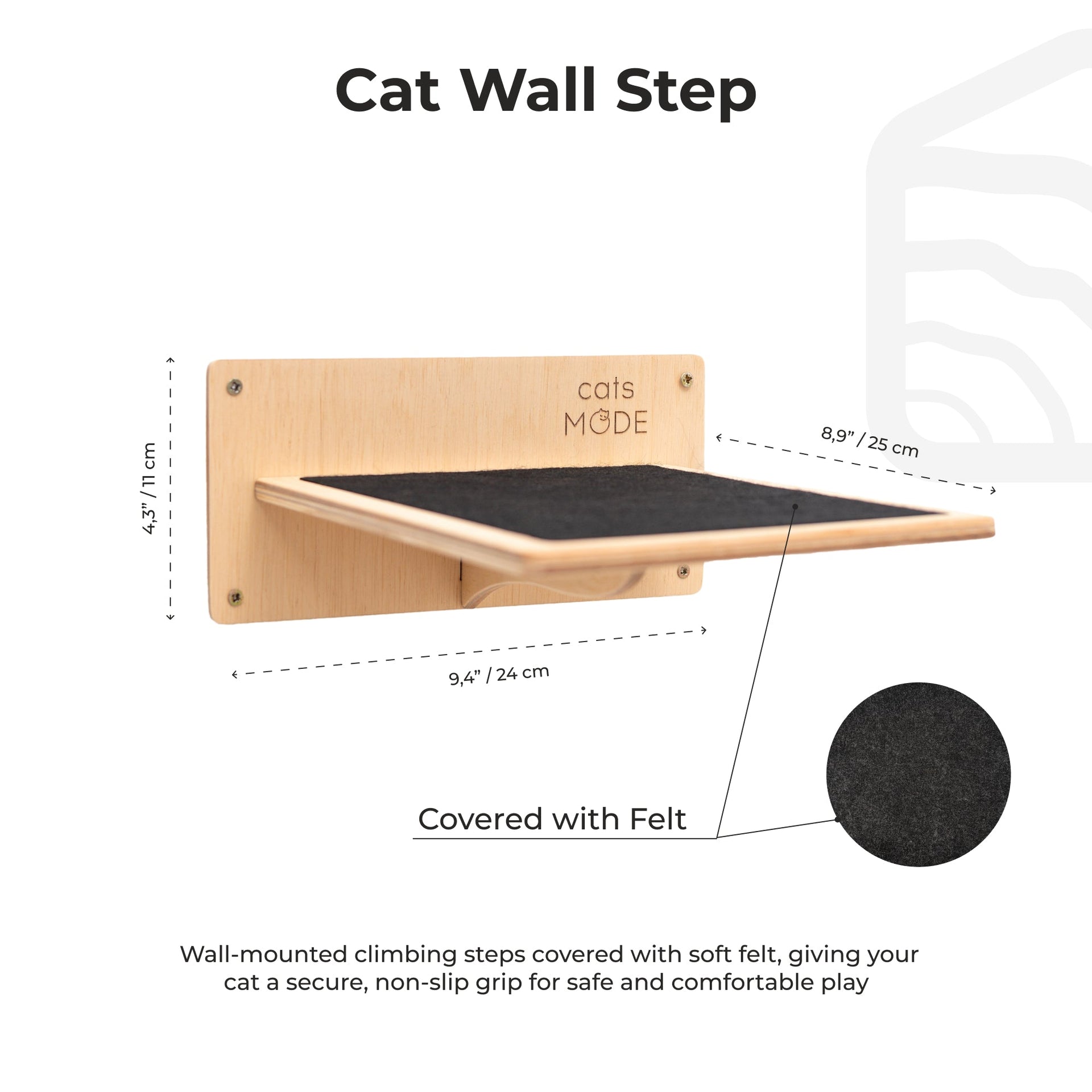 Wooden Decagon Step Platform for Kids and Adults - Light Wood