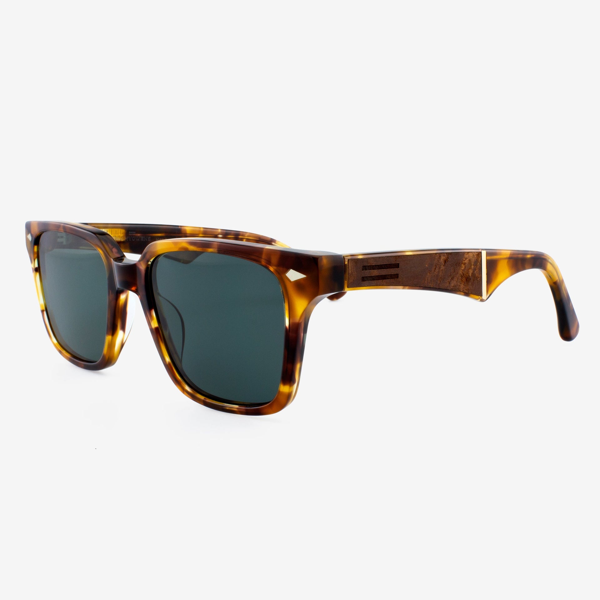 Briny Acetate and Wood Sunglasses