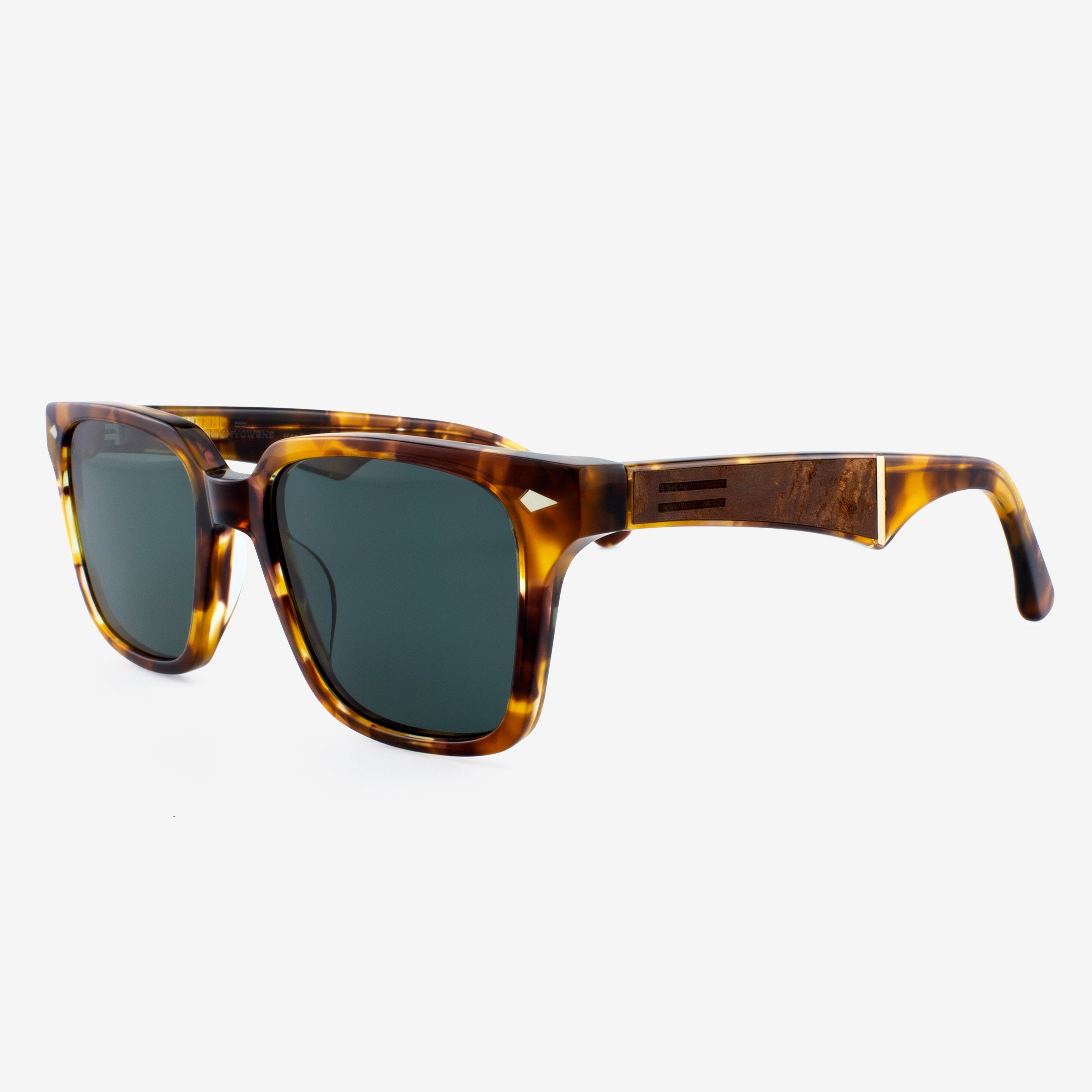 Briny Acetate and Wood Sunglasses