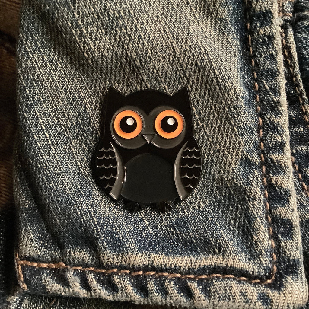 Owl Enamel Pin – A Tribute to Hoarding, Healing & Hilarious Trauma
