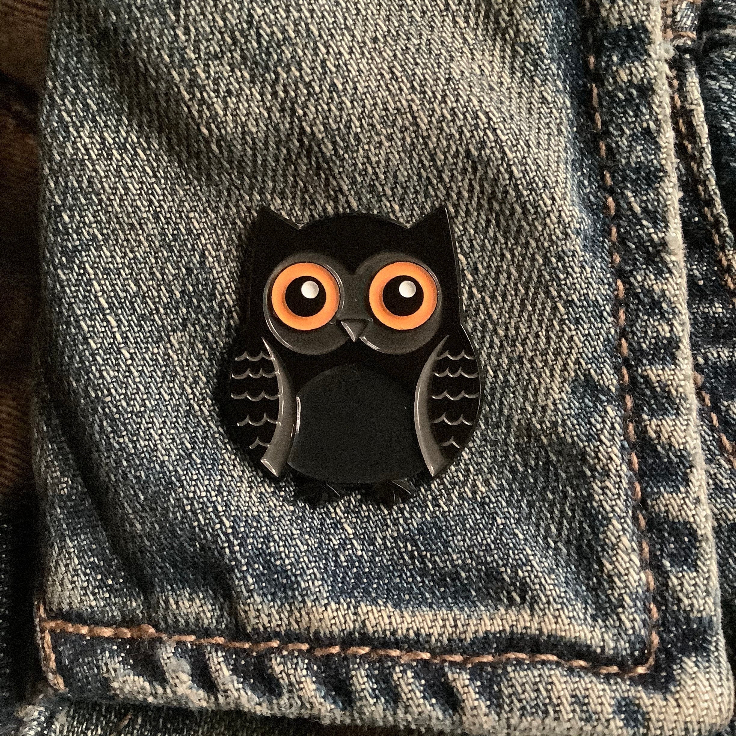Owl Enamel Pin – A Tribute to Hoarding, Healing & Hilarious Trauma
