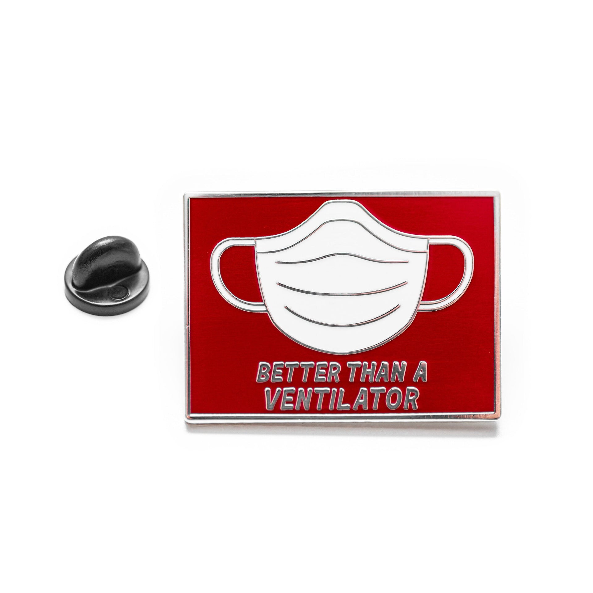 Better Than a Ventilator Pin – Hard Enamel Lapel Pin With Double Posts