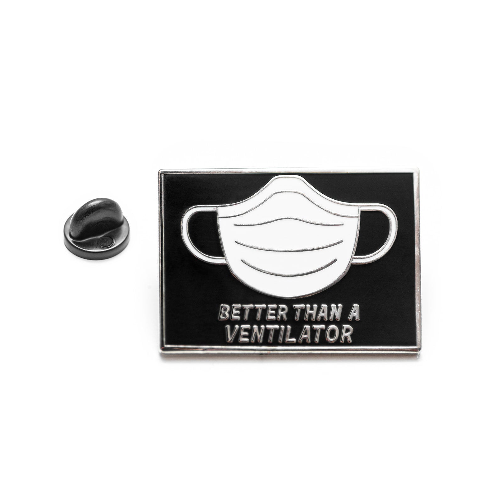 Better Than a Ventilator Pin – Hard Enamel Lapel Pin With Double Posts