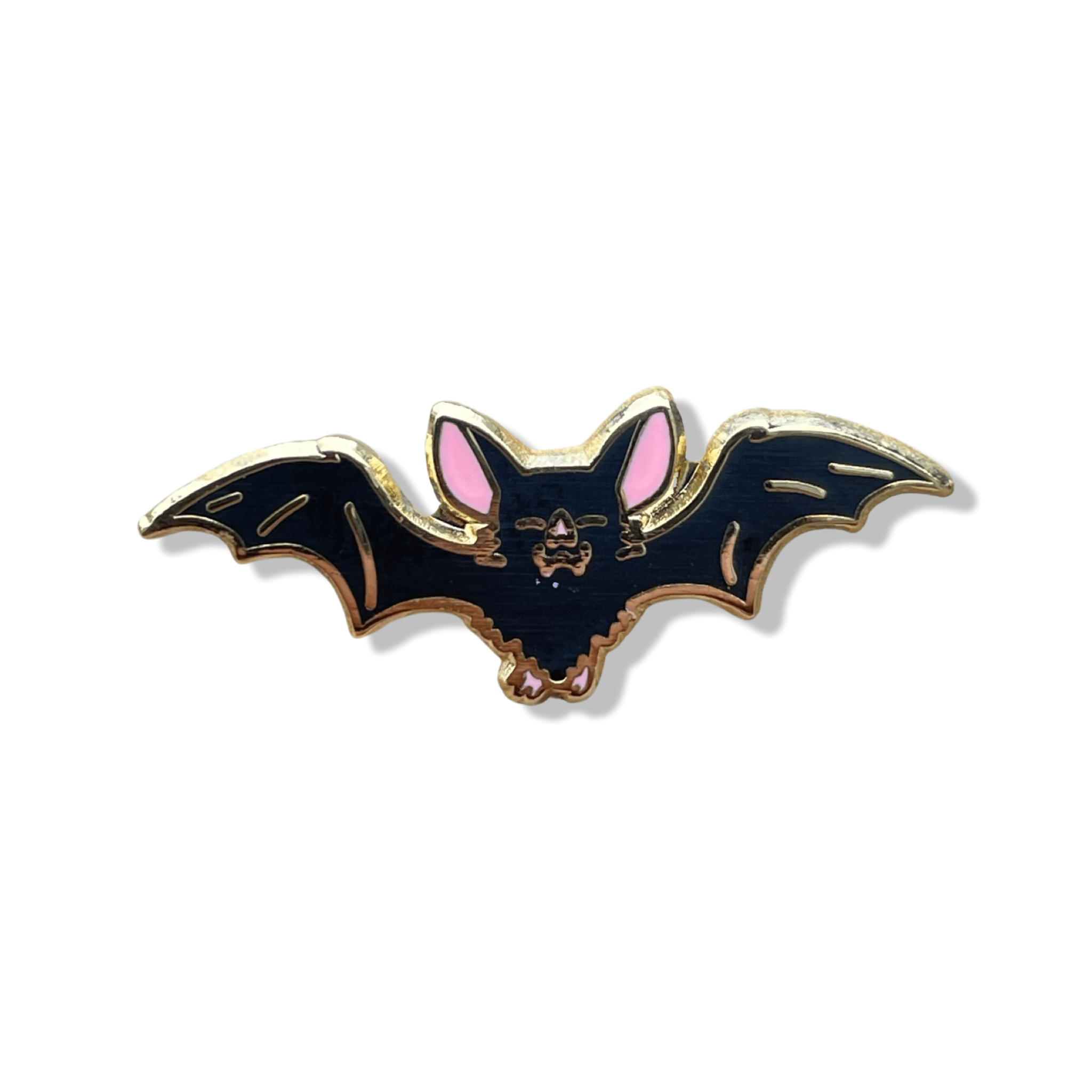 Black Bat Enamel Pin