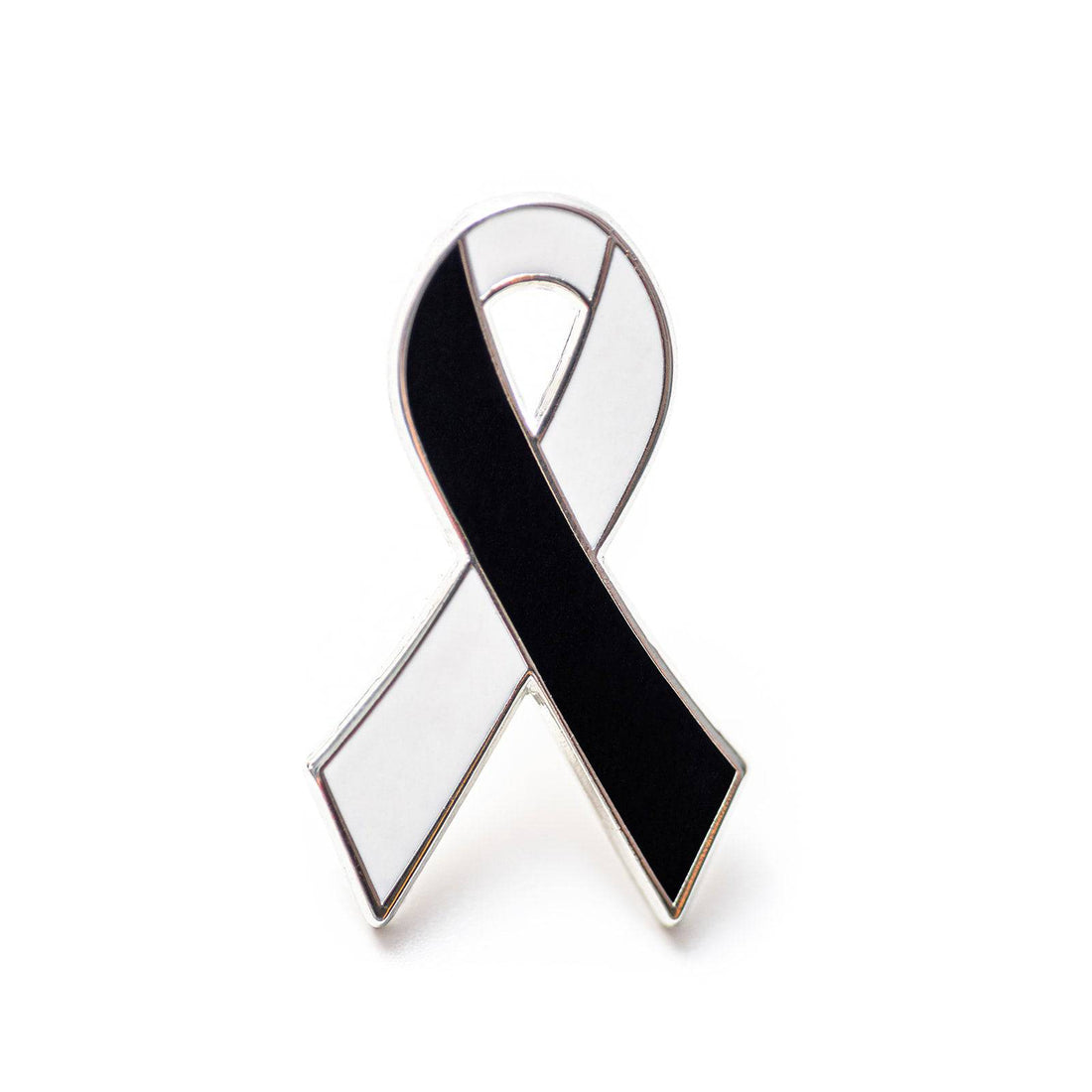 BPD Awareness Pin - Hard Enamel Ribbon Brooch with Secure Rubber Back