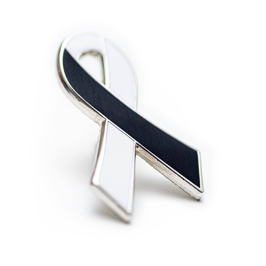 BPD Awareness Pin - Hard Enamel Ribbon Brooch with Secure Rubber Back