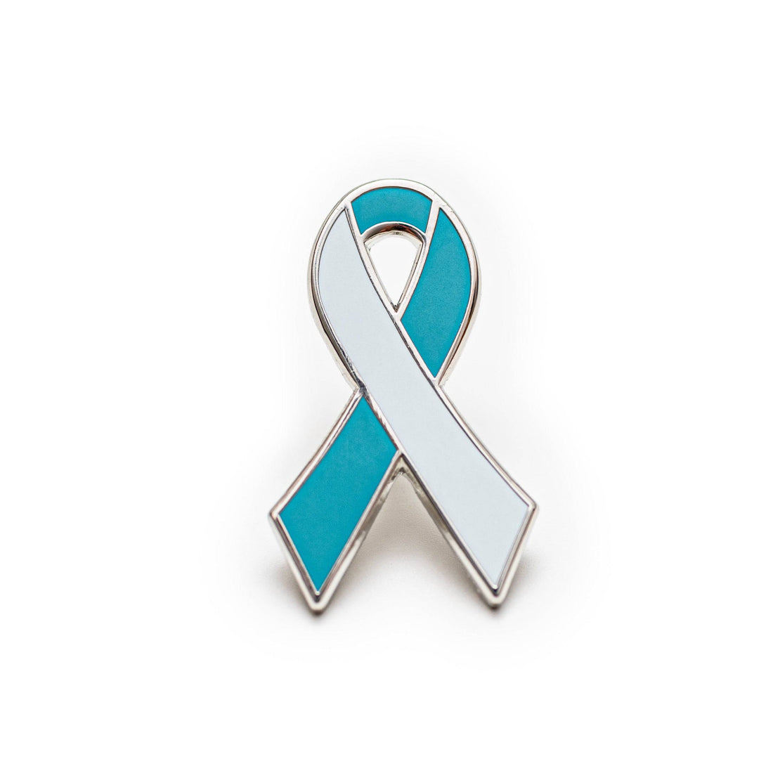 Cervical Cancer Pin – Hard Enamel Ribbon Brooch Accessory with Rubber Back