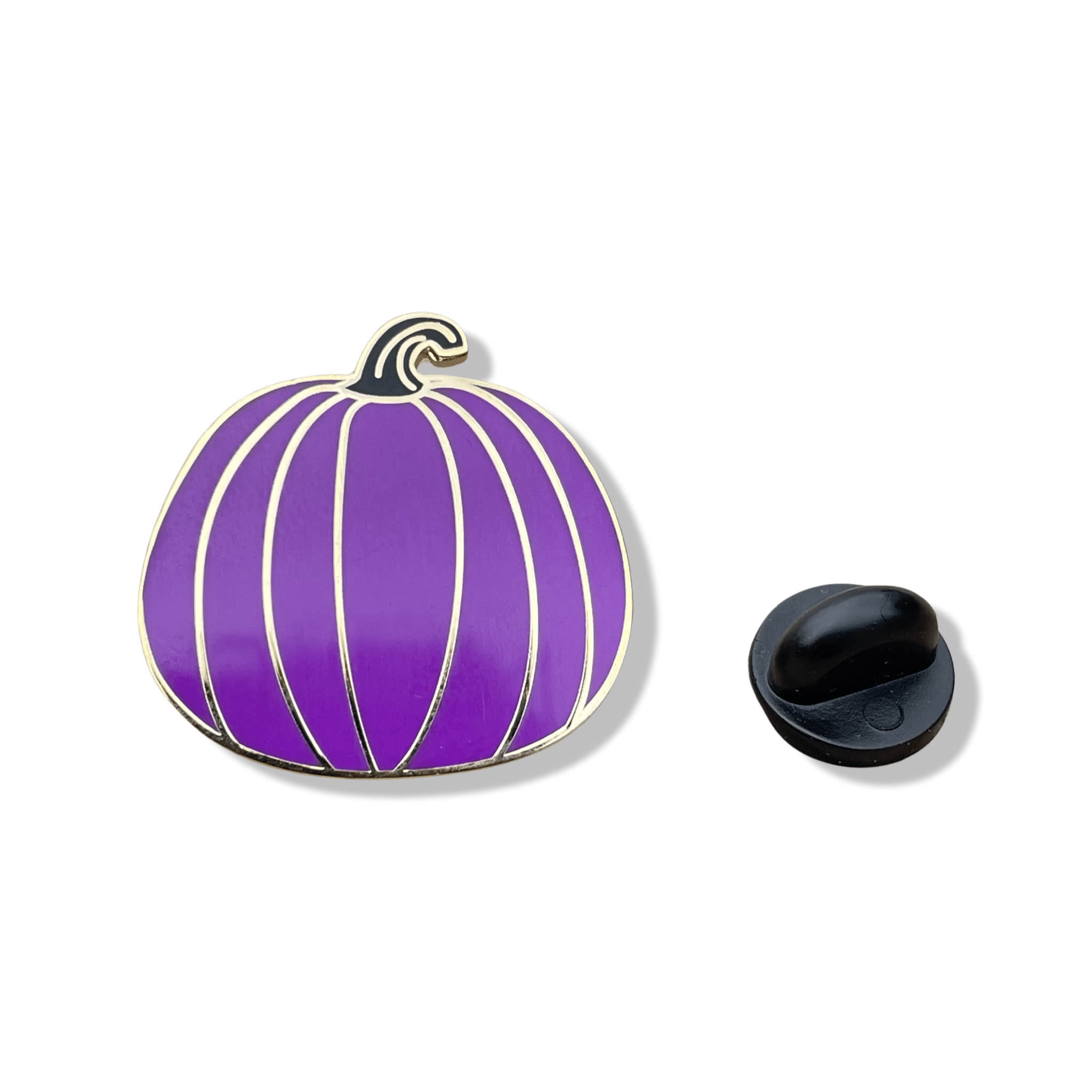 Dark Purple Pumpkin - Halloween Pin