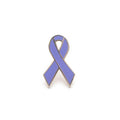 Hodgkin's Lymphoma Pin – Violet Ribbon Enamel Awareness Lapel Brooch