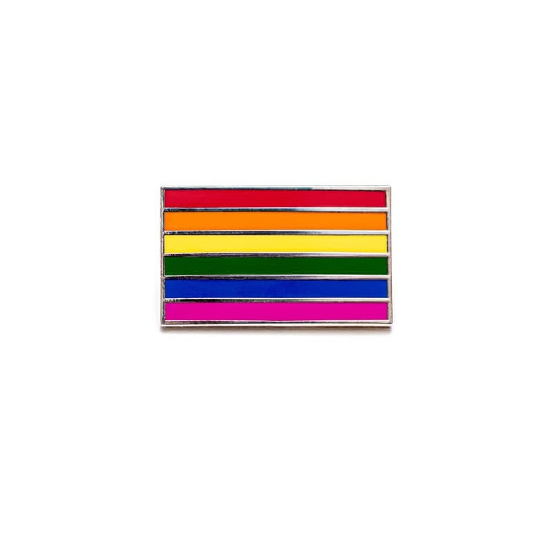 Rainbow Pride Flag Pin – Six Stripes, Infinite Layers