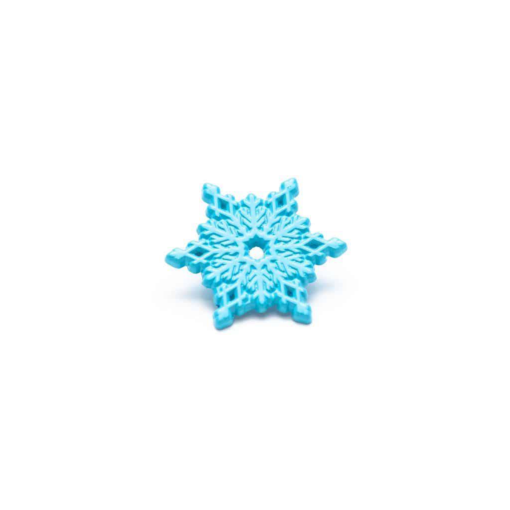 Light Blue Snowflake Enamel Pin