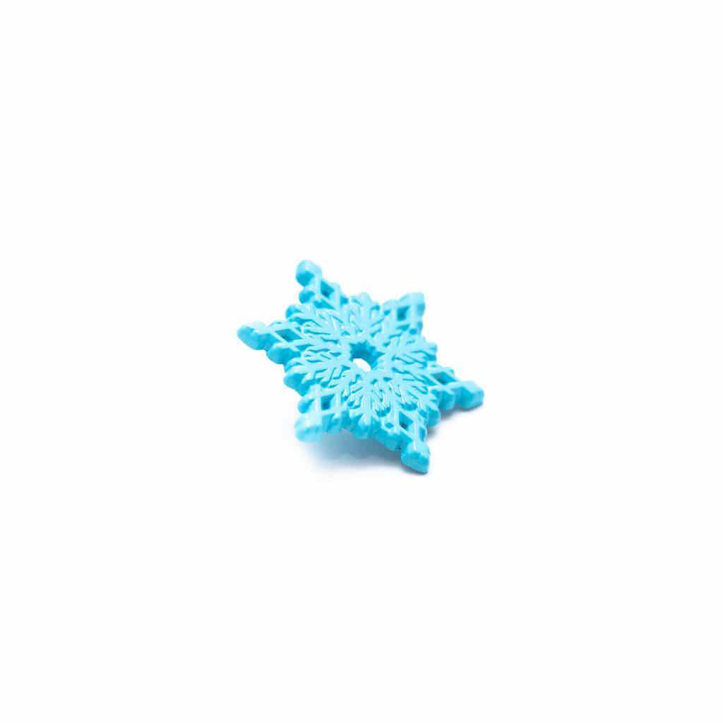 Light Blue Snowflake Enamel Pin