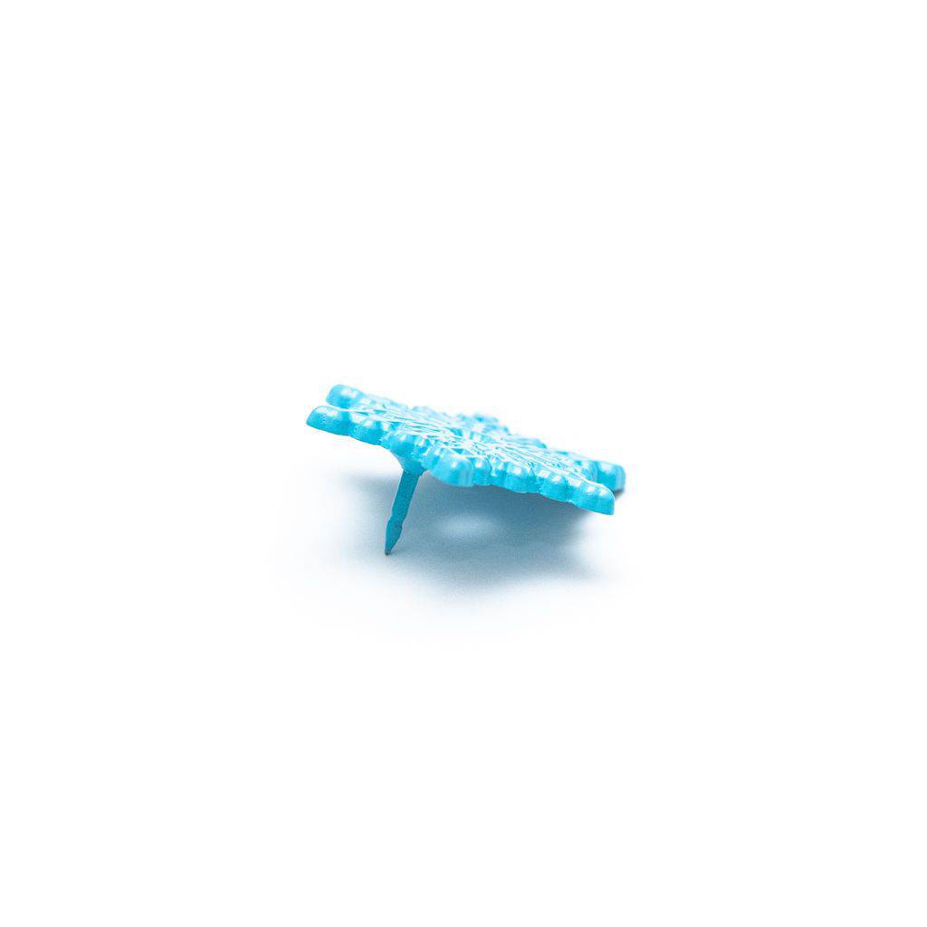 Light Blue Snowflake Enamel Pin
