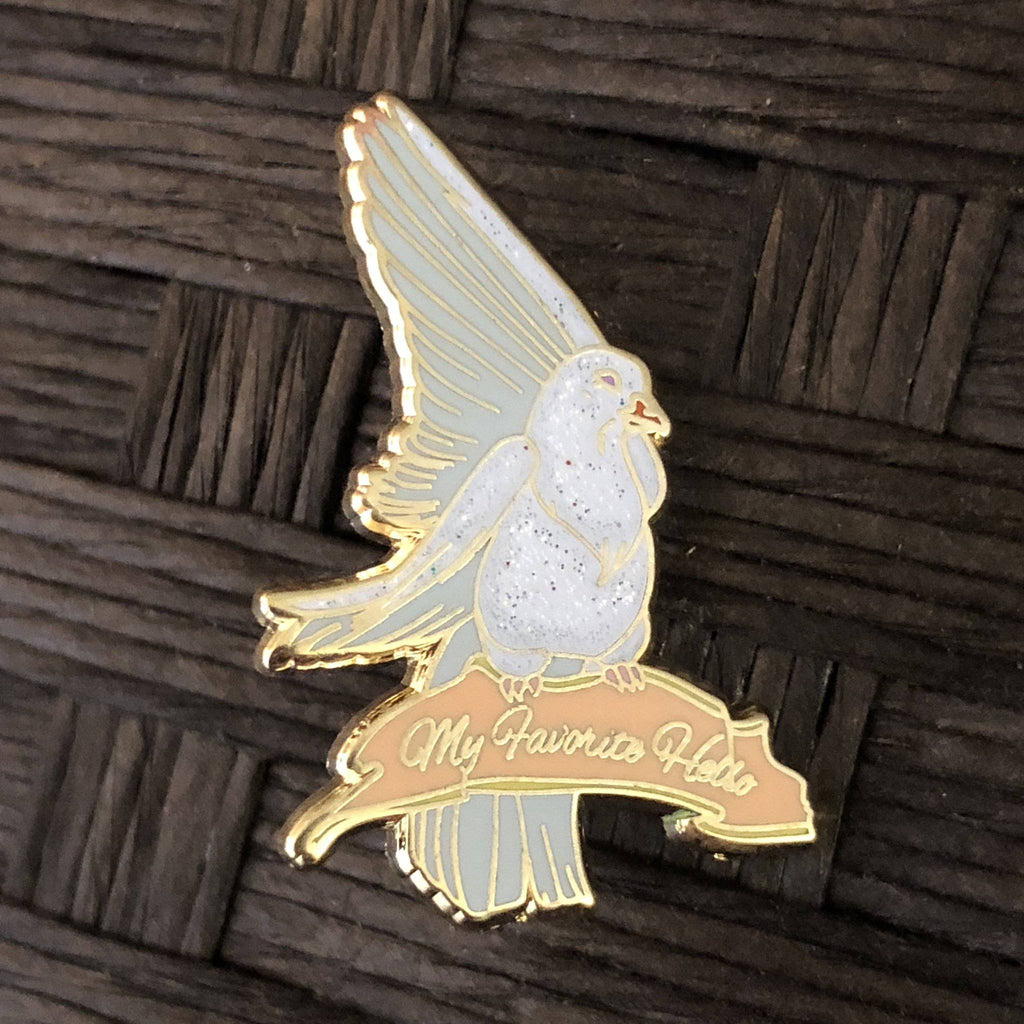 My Favorite Hello, My Hardest Goodbye Birds Enamel Pins
