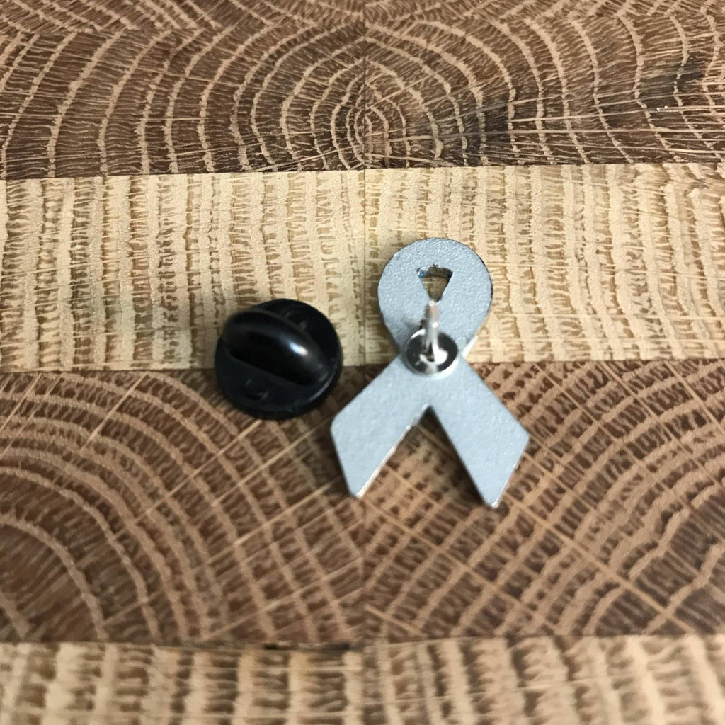 Navy Awareness Ribbon Enamel Pin