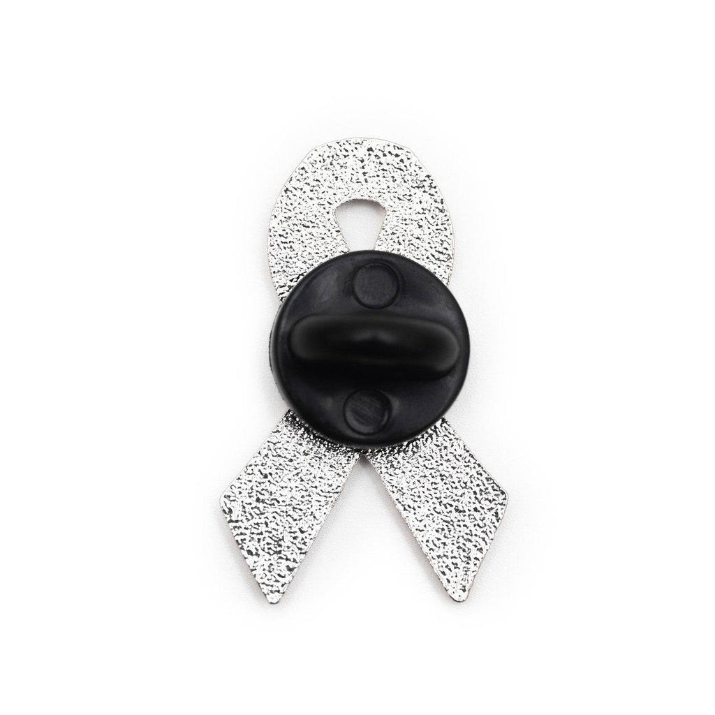 Orange Awareness Ribbon Enamel Pin