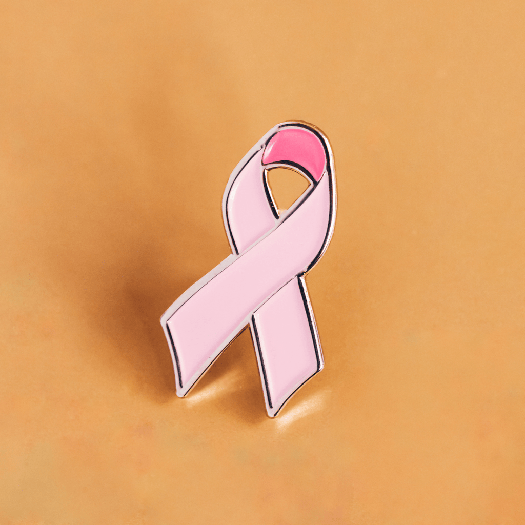Pink Awareness Ribbon Pin – Soft Enamel Lapel Accessory With Secure Post