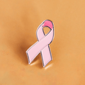 Pink Awareness Ribbon Pin – Soft Enamel Lapel Accessory With Secure Post