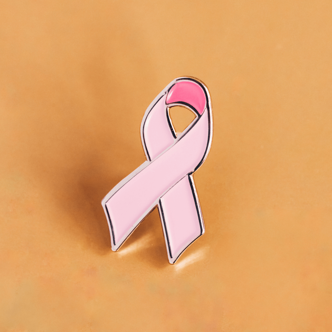 Pink Awareness Ribbon Pin – Soft Enamel Lapel Accessory With Secure Post