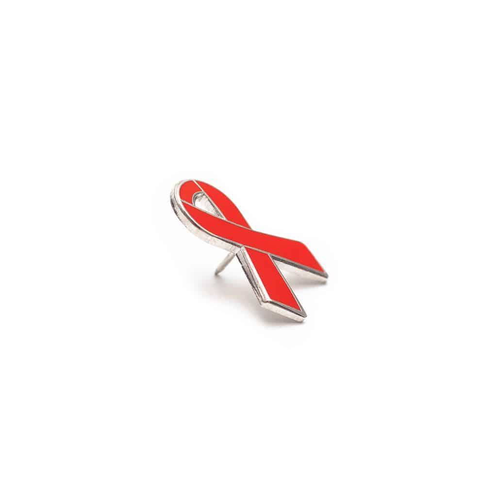 Red Awareness Ribbon Lapel Pin - Show Support for a Cause