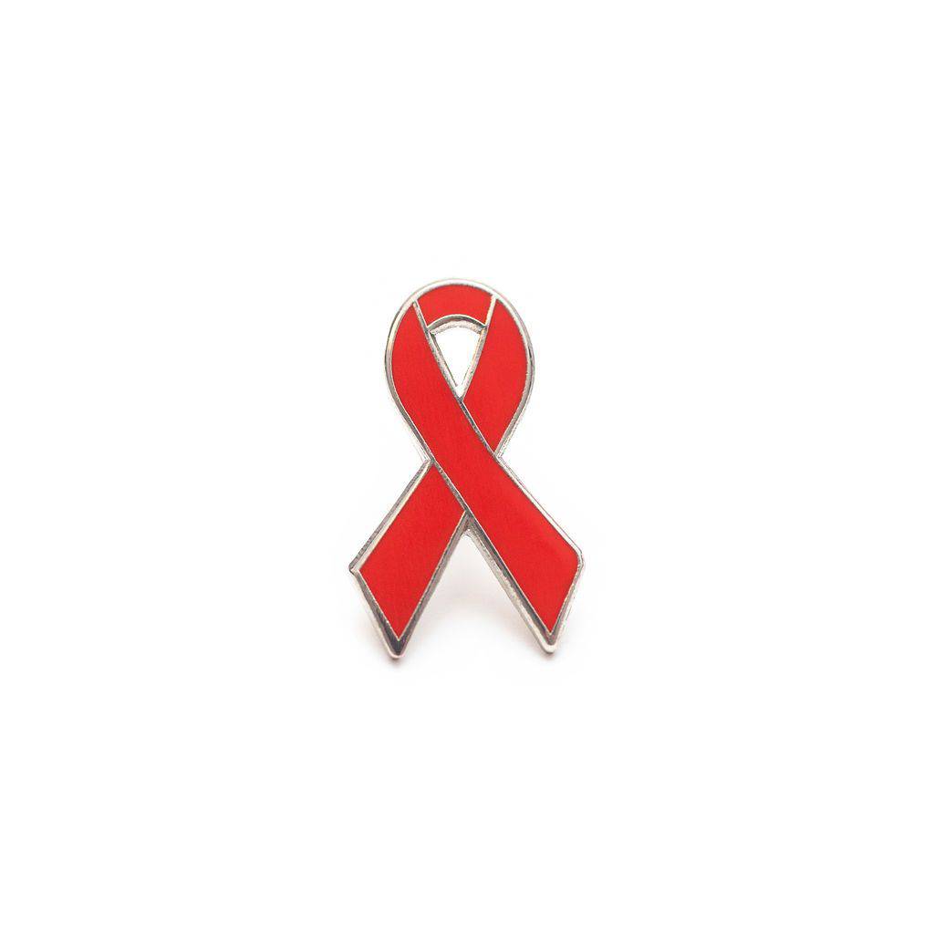 Red Awareness Ribbon Lapel Pin - Show Support for a Cause