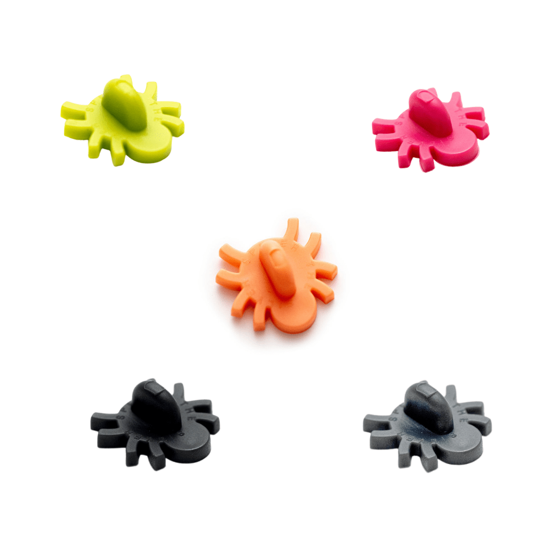 Spider Shaped Rubber Pinbacks