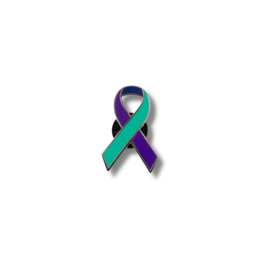 Suicide Prevention Ribbon Enamel Pins| Dream Maker Pins