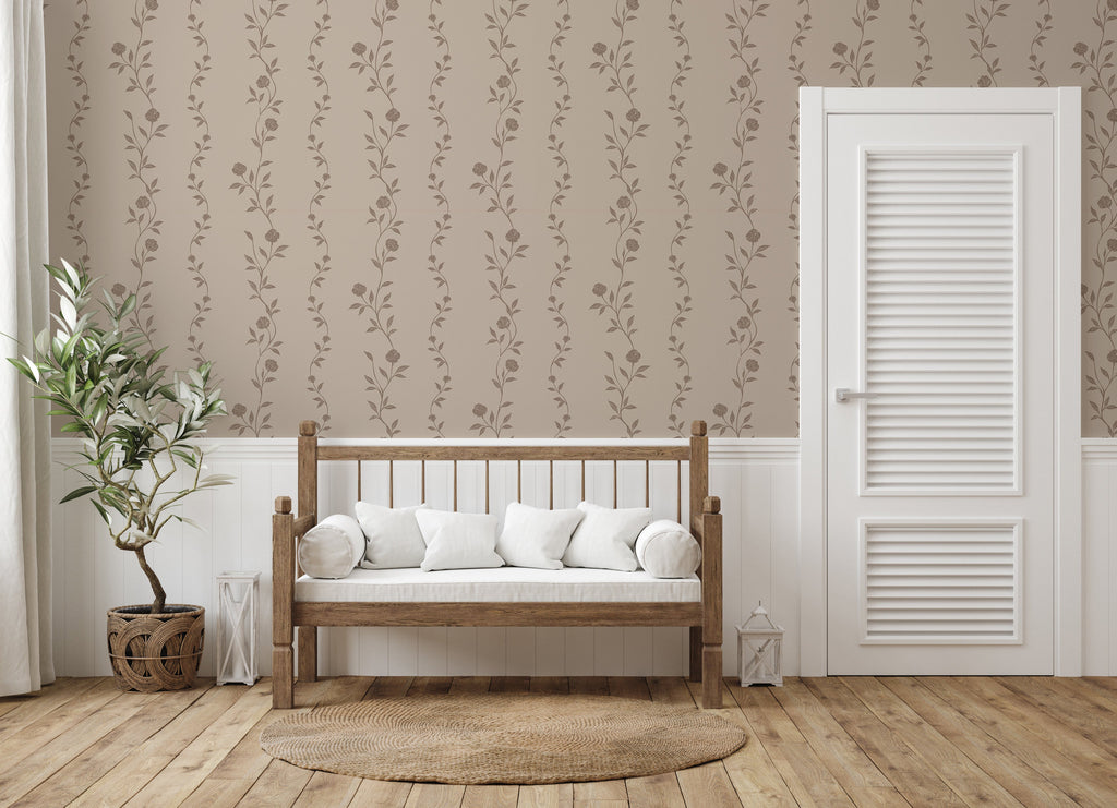 Rosalee Peel and Stick Removable Wallpaper by The Feral Flower