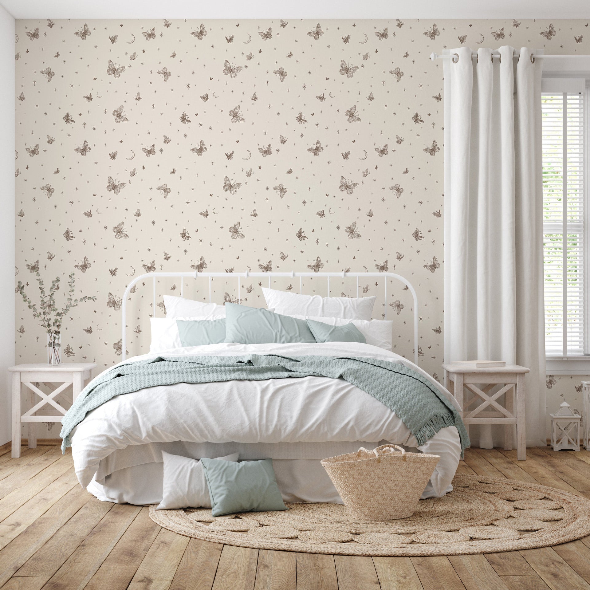 Roamy Removable Peel and Stick Wallpaper by The Feral Flower