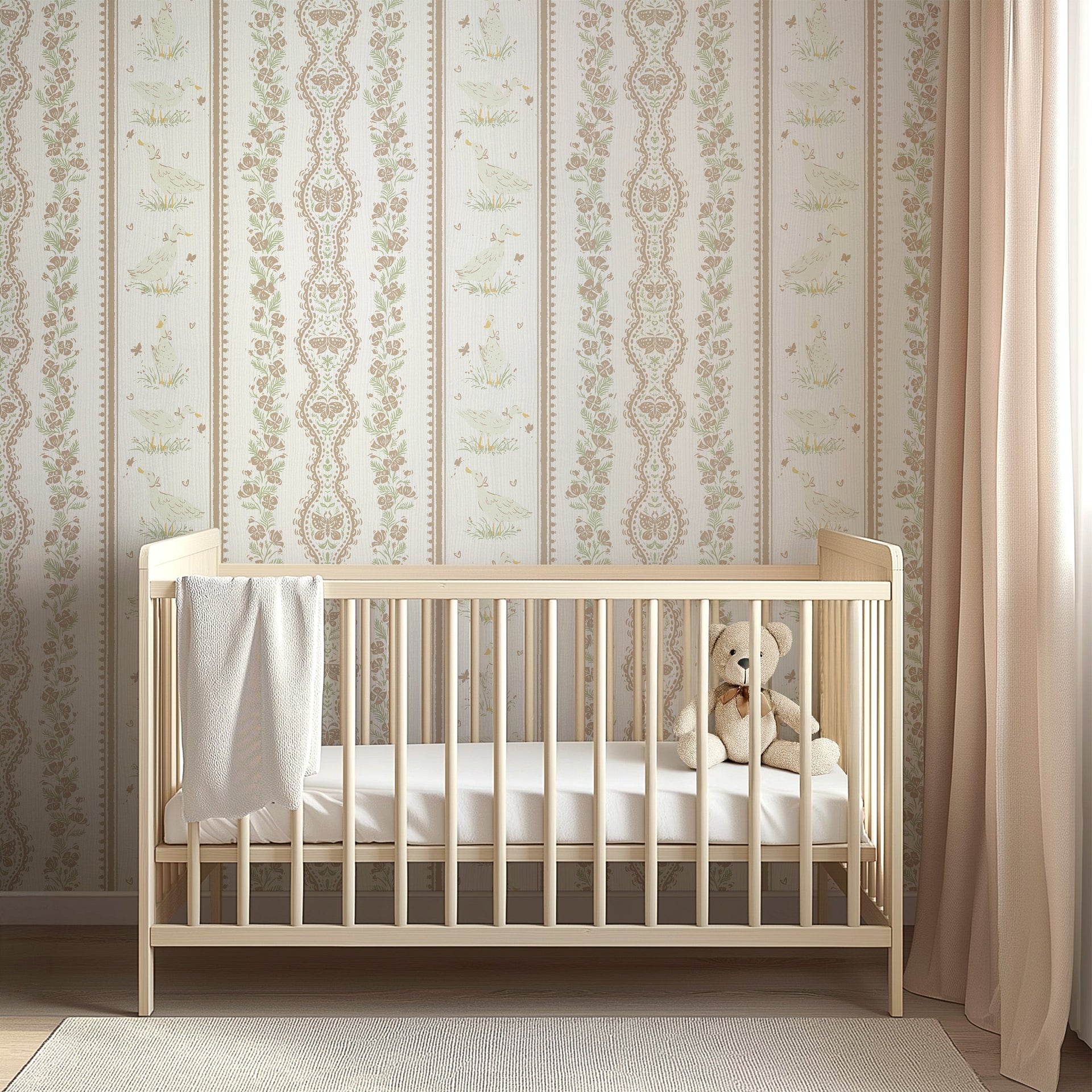 Emmie Wallpaper - Peel and Stick Decorative Removable Wall Cover