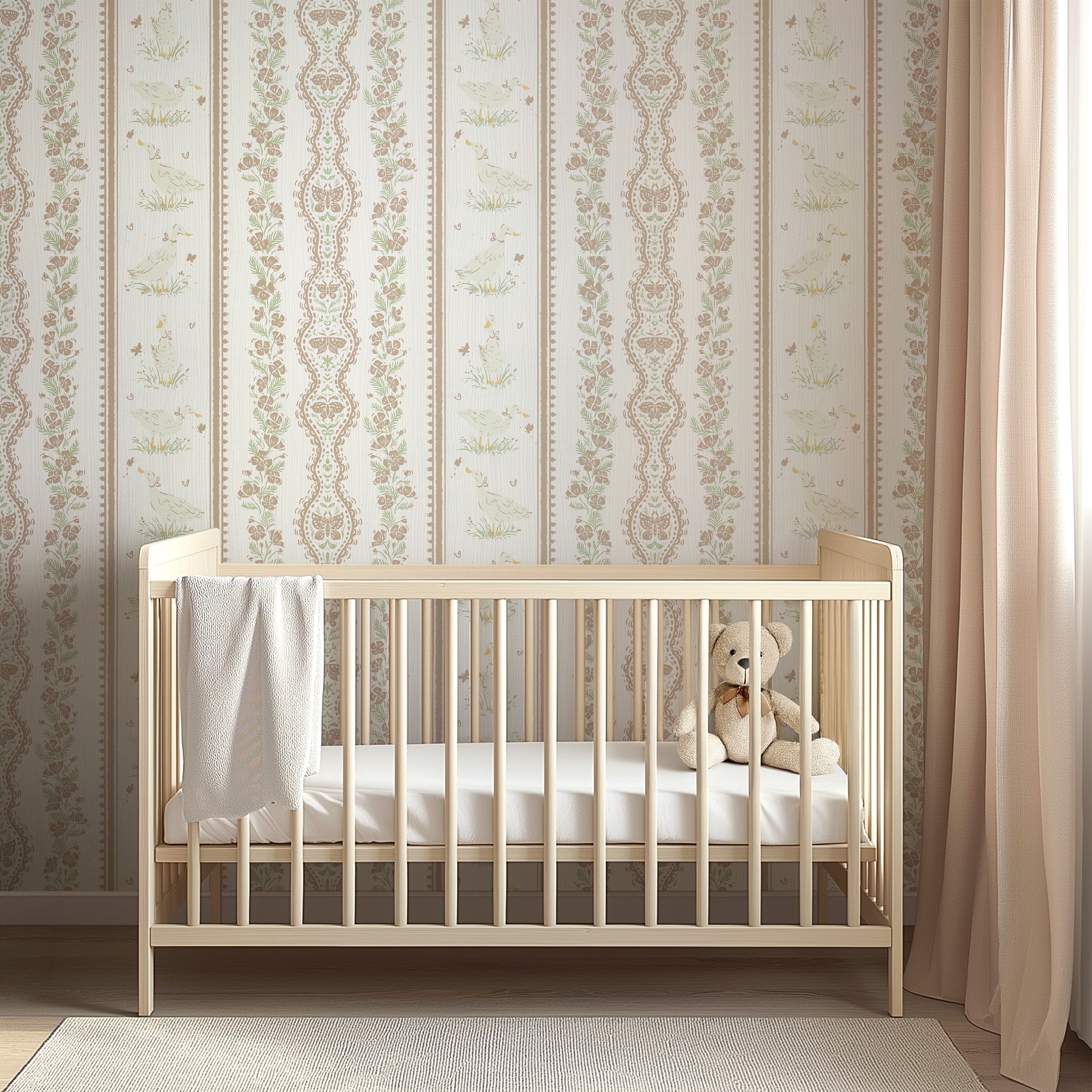 Emmie Wallpaper - Peel and Stick Decorative Removable Wall Cover