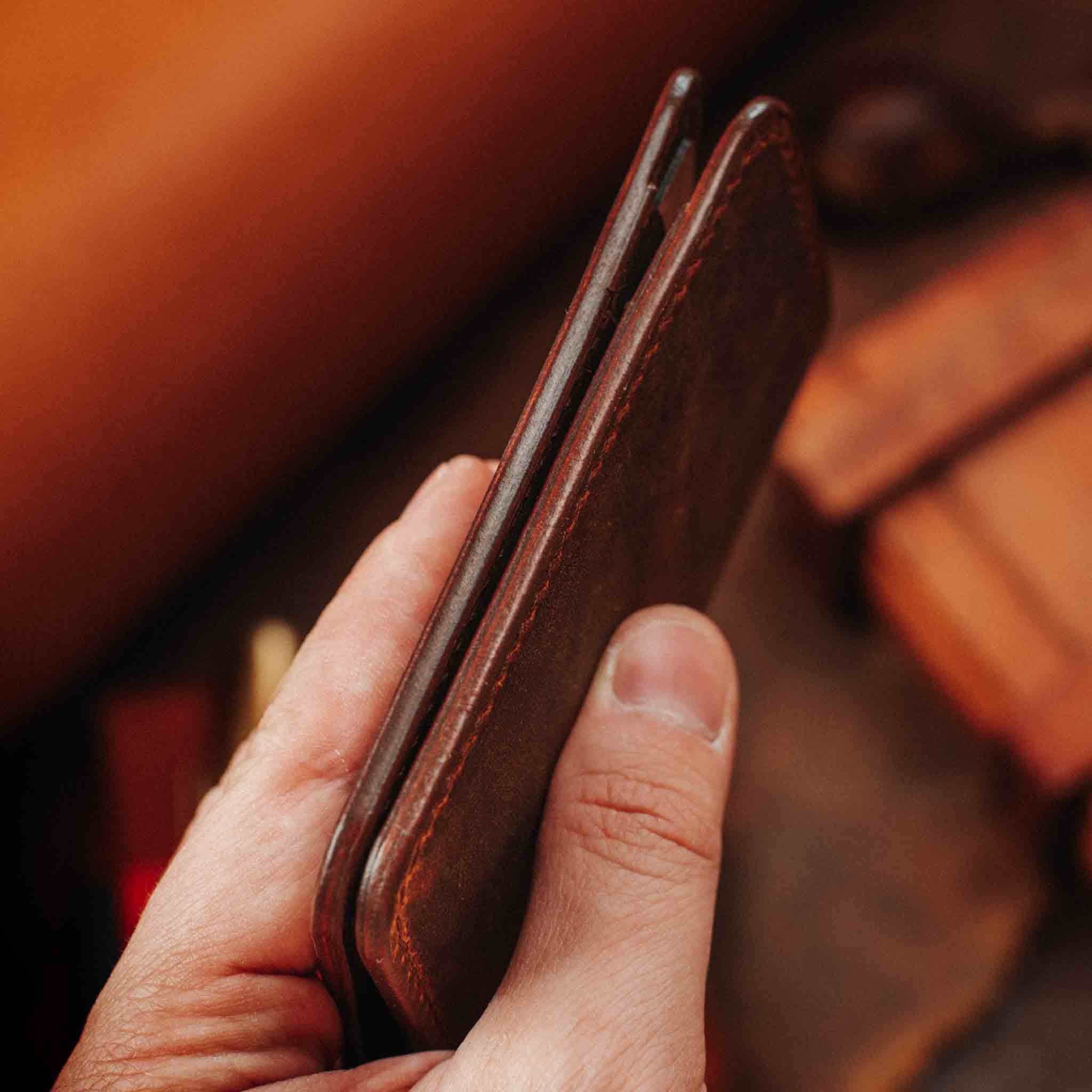 Slim Bifold Wallet - Buccaneer | Minimalist Card Holder | Handcrafted EDC