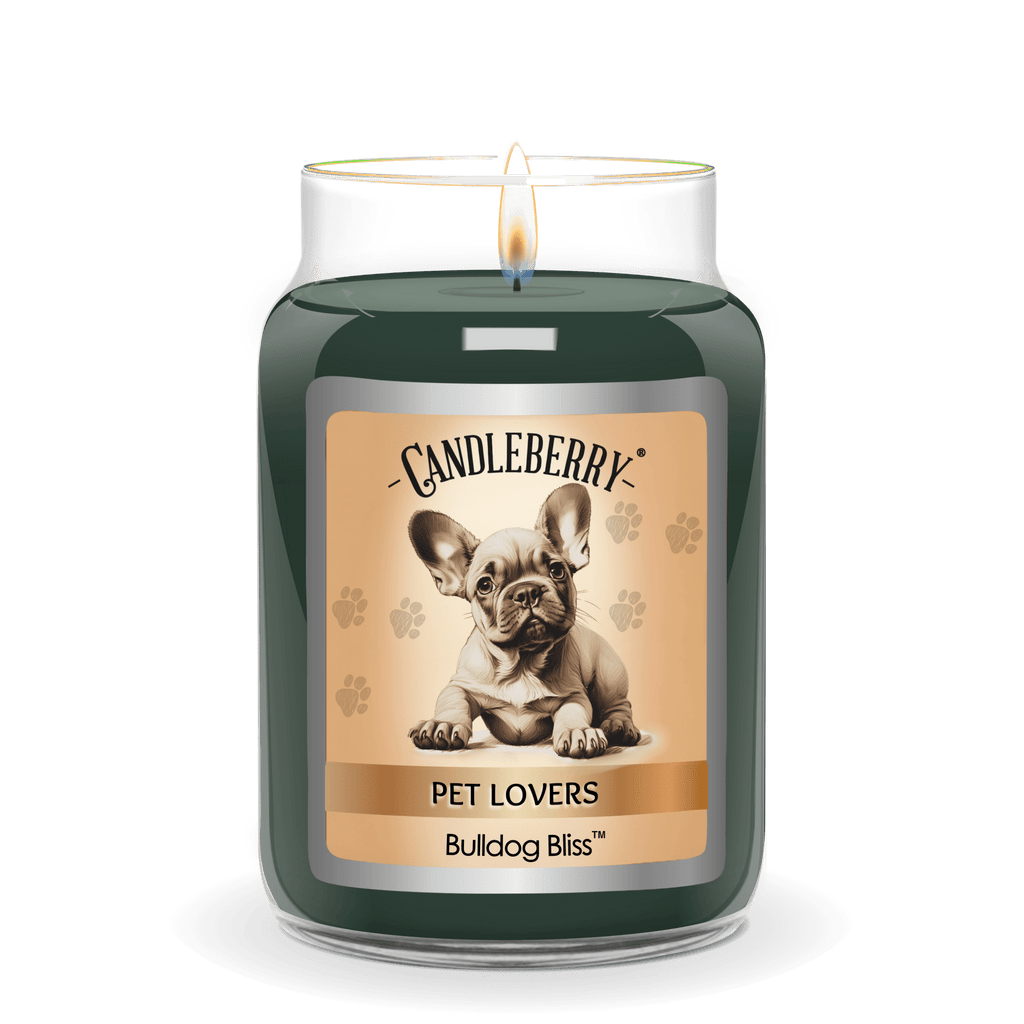 Bulldog Bliss™ Large Jar Candle | Soy Blend Glass | 155H