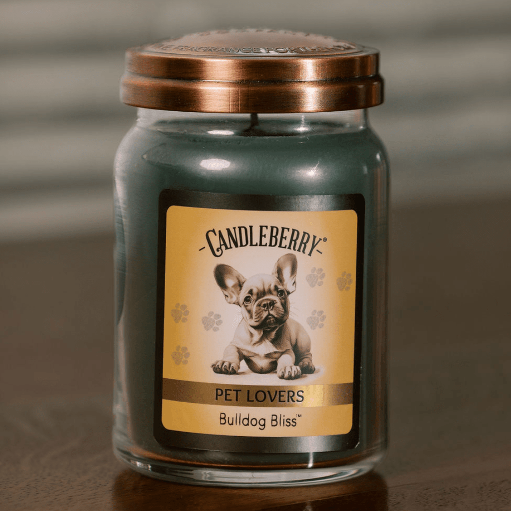 Bulldog Bliss™ Large Jar Candle | Soy Blend Glass | 155H